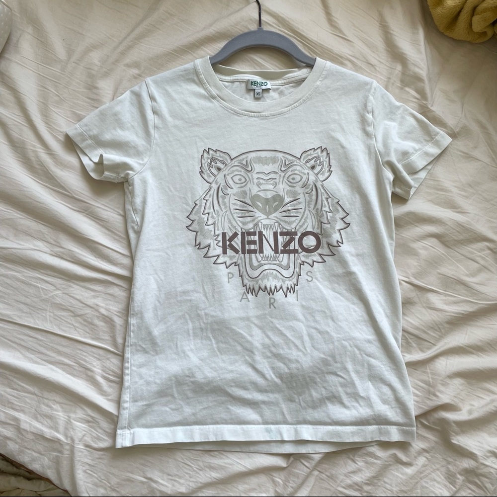 Kenzo T-shirt tiger off-white XS